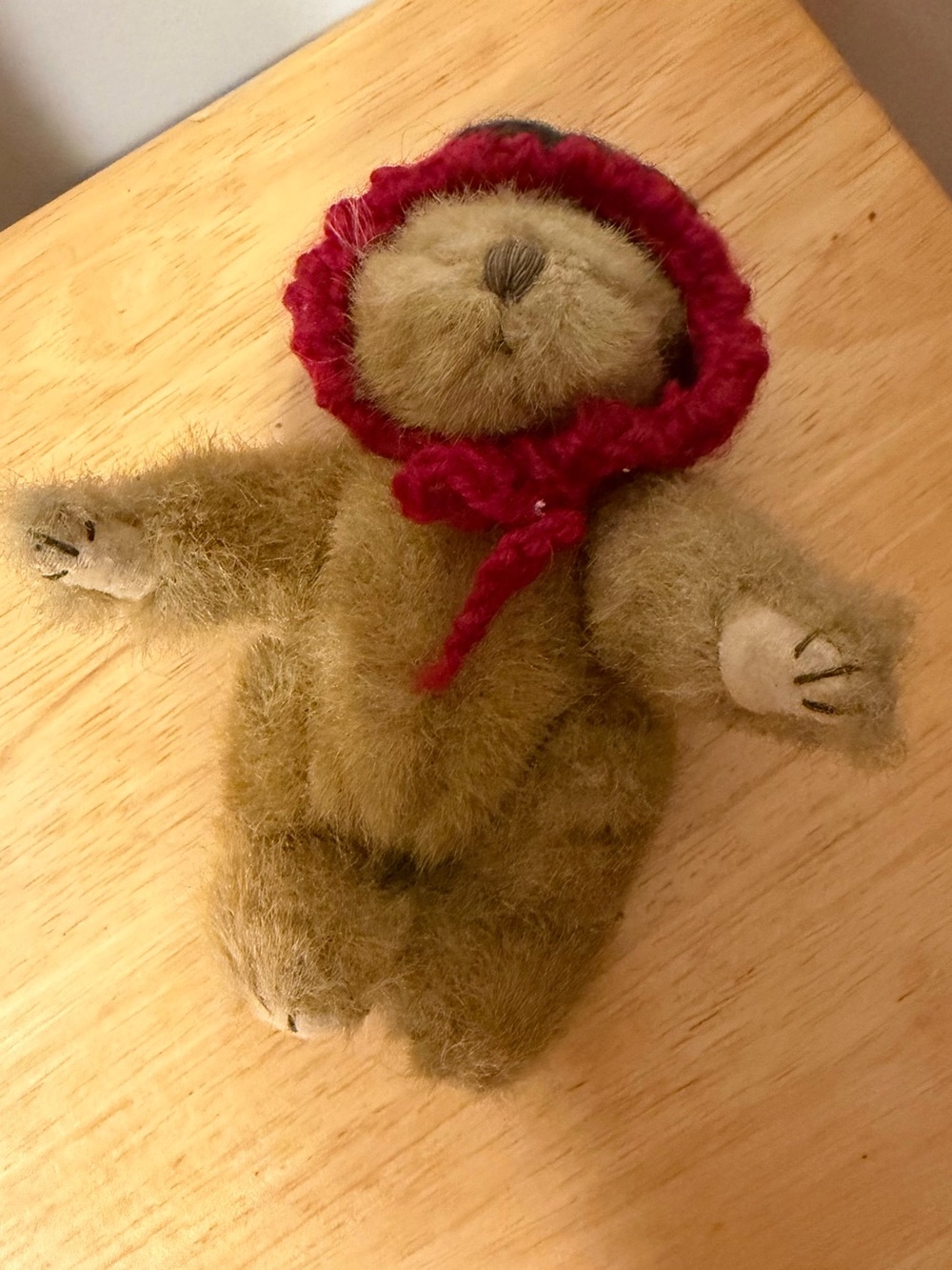 Vintage Boyds Bears “Big Boy”  Brown Plush Bear with Red Knit Hat